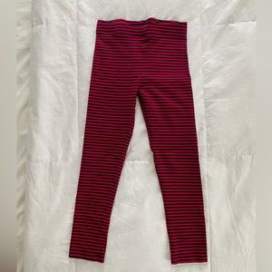 Primary size 6 red and navy legging